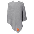 gray auburn poncho