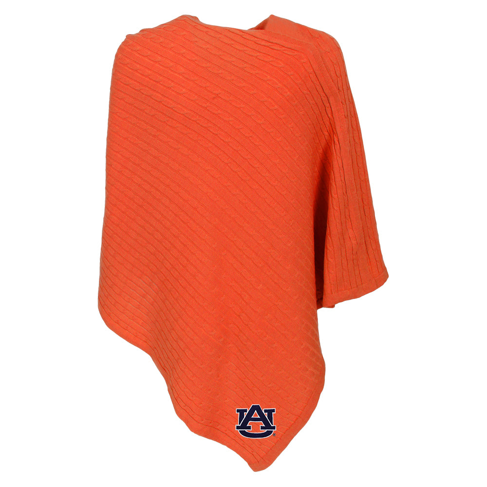 orange auburn poncho