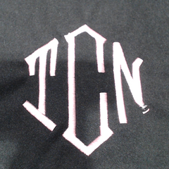 BLOOPER CLOTHING: Monogrammed Sequin Ghost Sweatshirt