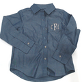 BLOOPER KIDS: Monogrammed Kids Button Down Tunic