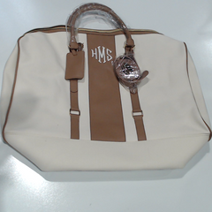 BLOOPER BAG: Monogrammed Weekender Bag