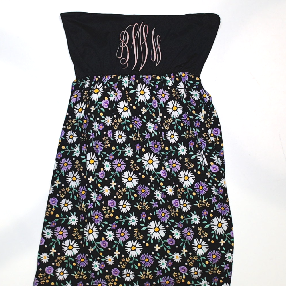 BLOOPER SWIM: Monogrammed Beach Cover Up