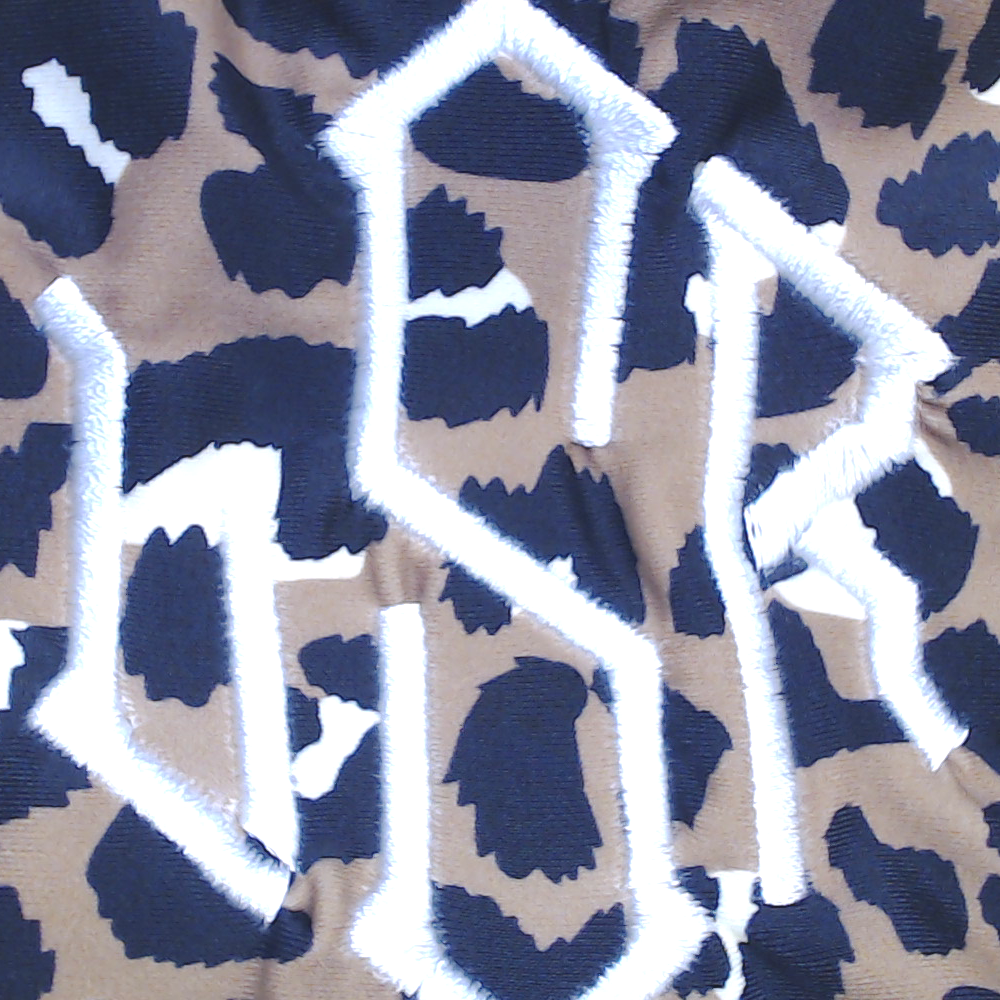 BLOOPER SWIM: Monogrammed High Neck Bikini Top