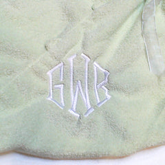 BLOOPER KIDS: Monogrammed Baby Terry Burp Cloth