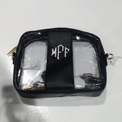 BLOOPER BAG: Monogrammed Clear Stadium Crossbody Bag