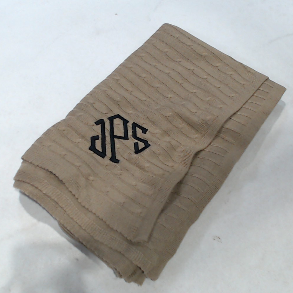 BLOOPER CLOTHING: Monogrammed Poncho