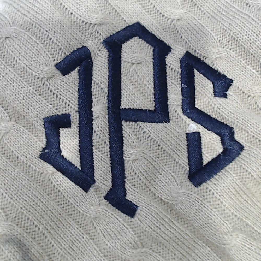 BLOOPER CLOTHING: Monogrammed Poncho