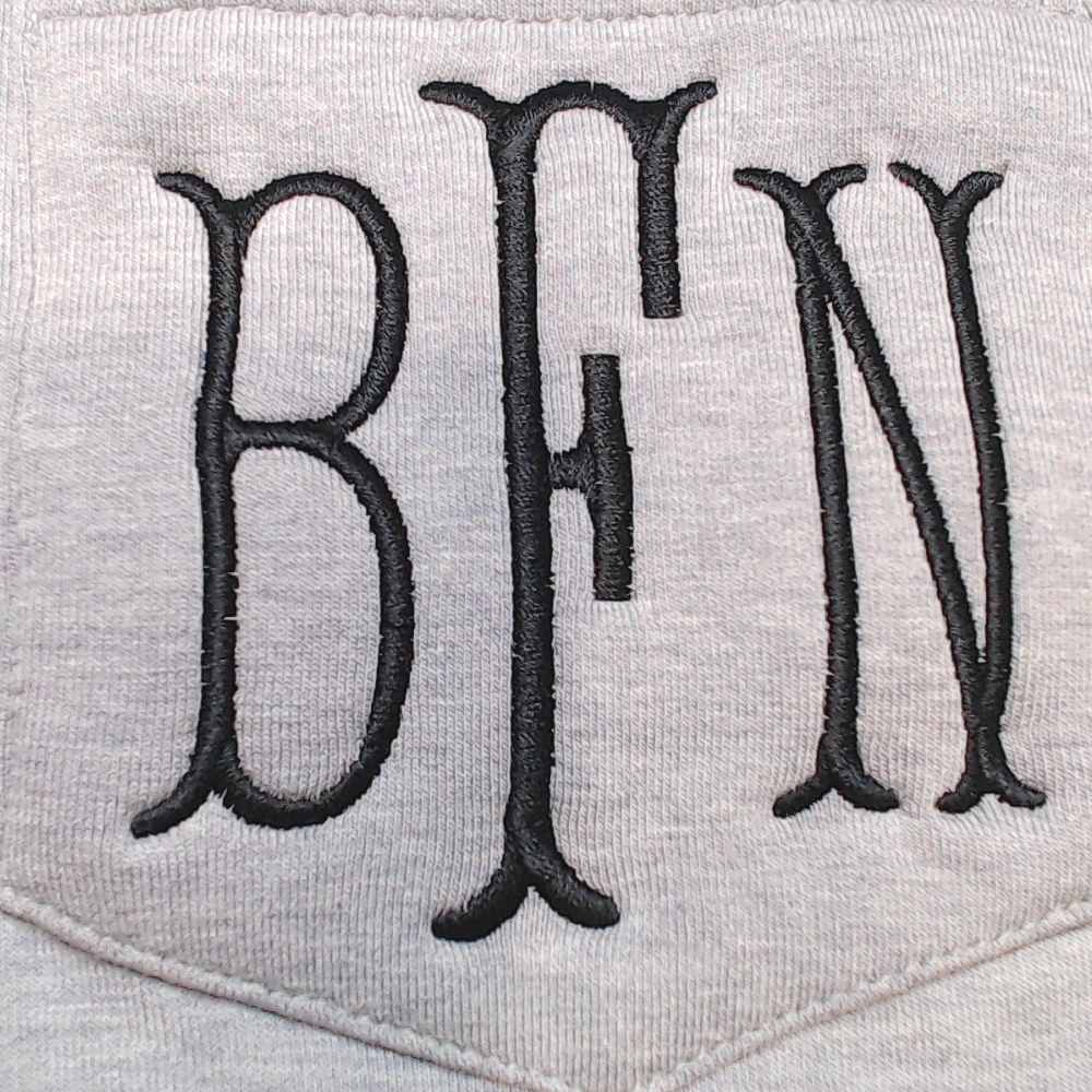 BLOOPER CLOTHING: Monogrammed Crewneck Sweatshirt