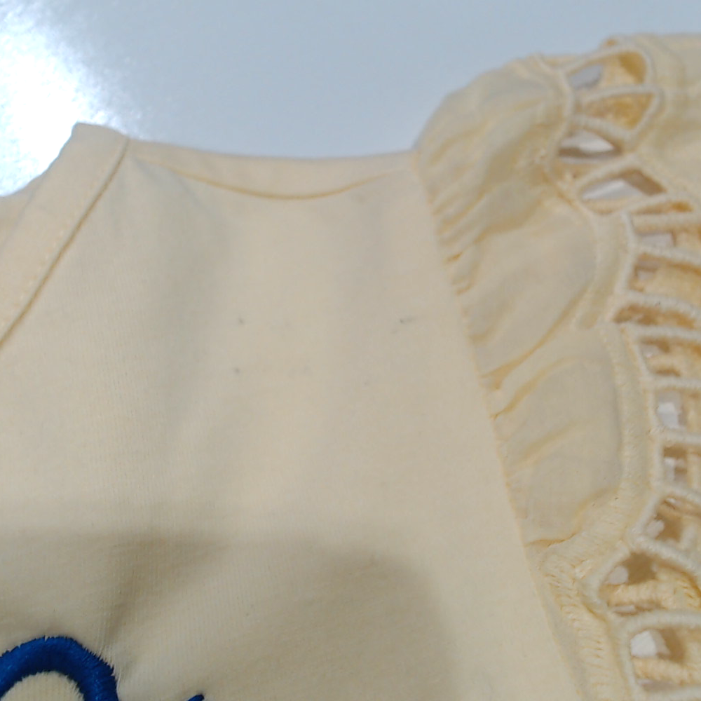 BLOOPER KIDS: Monogrammed Girls Flutter Sleeve Dress