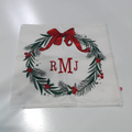 BLOOPER ACCESSORY: Monogrammed Christmas Pillow Sham