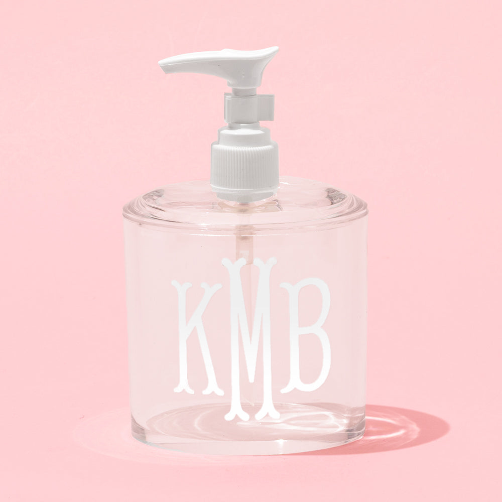 personalized soap dispenser
