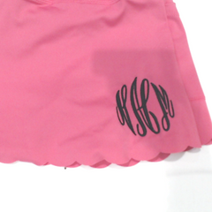 BLOOPER KIDS CLOTHING: Monogrammed Girls Skort