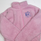 BLOOPER CLOTHING: Monogrammed Sherpa Jacket