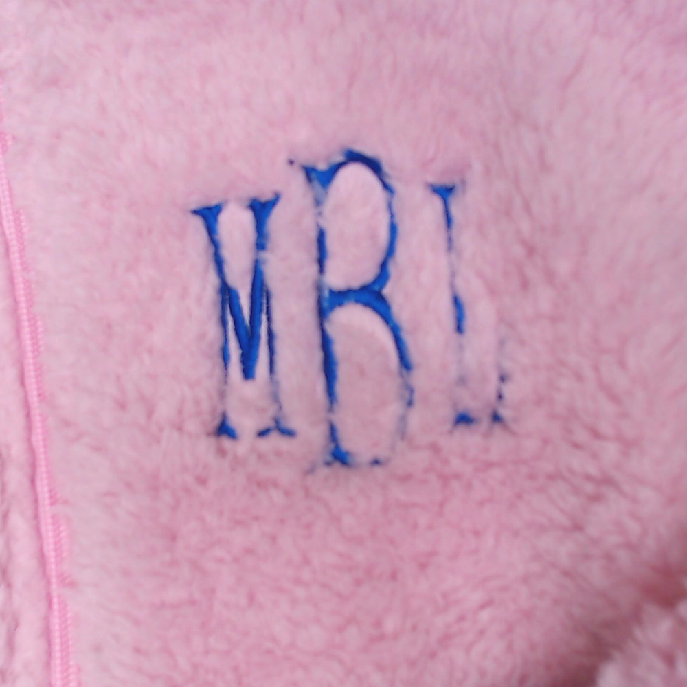 BLOOPER CLOTHING: Monogrammed Sherpa Jacket