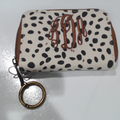 BLOOPER ACCESSORY: Monogrammed Keychain Wallet