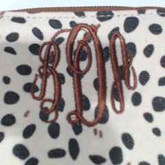 BLOOPER ACCESSORY: Monogrammed Keychain Wallet