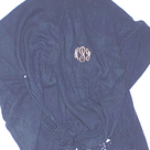 BLOOPER CLOTHING: Monogrammed Poncho Wrap