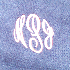 BLOOPER CLOTHING: Monogrammed Poncho Wrap