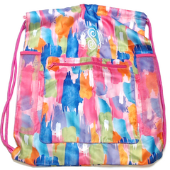 BLOOPER BAG: Monogrammed Cinch Bag