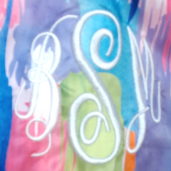 BLOOPER BAG: Monogrammed Cinch Bag