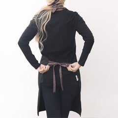 back shot of black with leopard