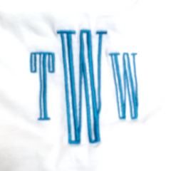 BLOOPER KIDS: Monogrammed Baby Bib