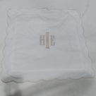 BLOOPER ACCESSORY: Monogrammed Pillow Sham