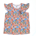 BLOOPER CLOTHING: Monogrammed Ruffle Top