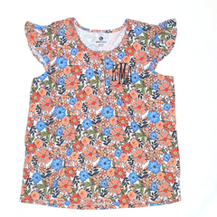 BLOOPER CLOTHING: Monogrammed Ruffle Top