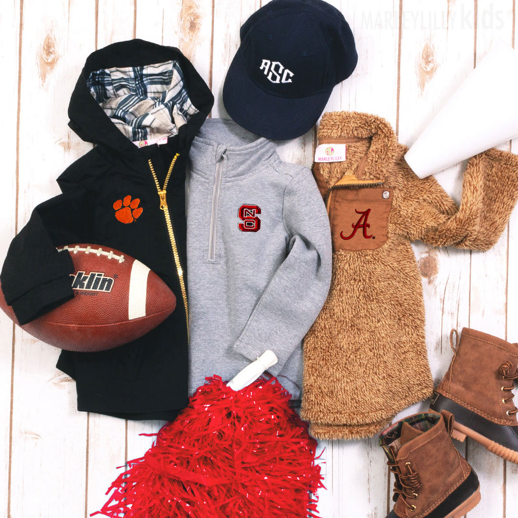 kids ncaa apparel with nc state pullover