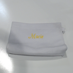 BLOOPER BAG: Monogrammed Terry Toiletry Bag