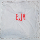 BLOOPER ACCESSORY: Monogrammed Pillow Sham