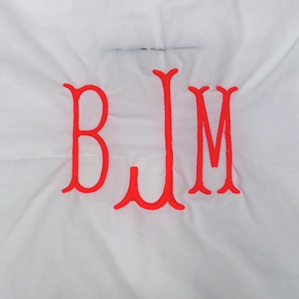 BLOOPER ACCESSORY: Monogrammed Pillow Sham