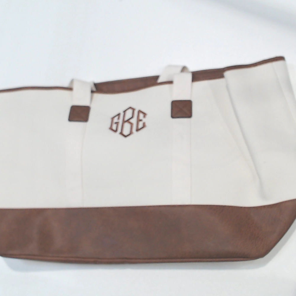 BLOOPER BAG: Monogrammed Extra Large Tote Bag