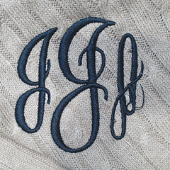 BLOOPER CLOTHING: Monogrammed Poncho