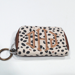 BLOOPER ACCESSORY: Monogrammed Keychain Wallet