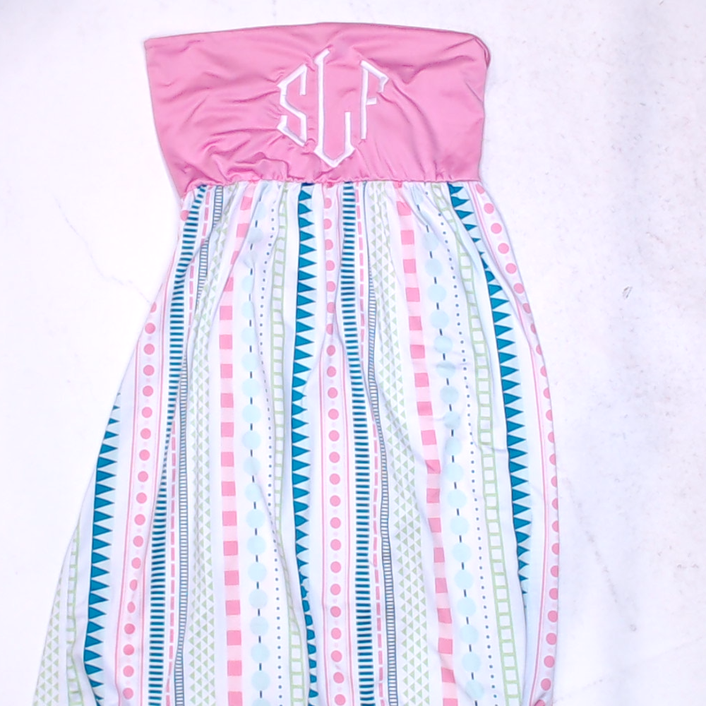 BLOOPER SWIM: Monogrammed Beach Cover Up