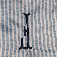 BLOOPER KIDS: Monogrammed Boys Swim Trunks