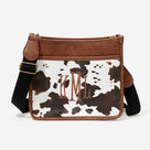 Monogrammed Saddlebag | Cowhide