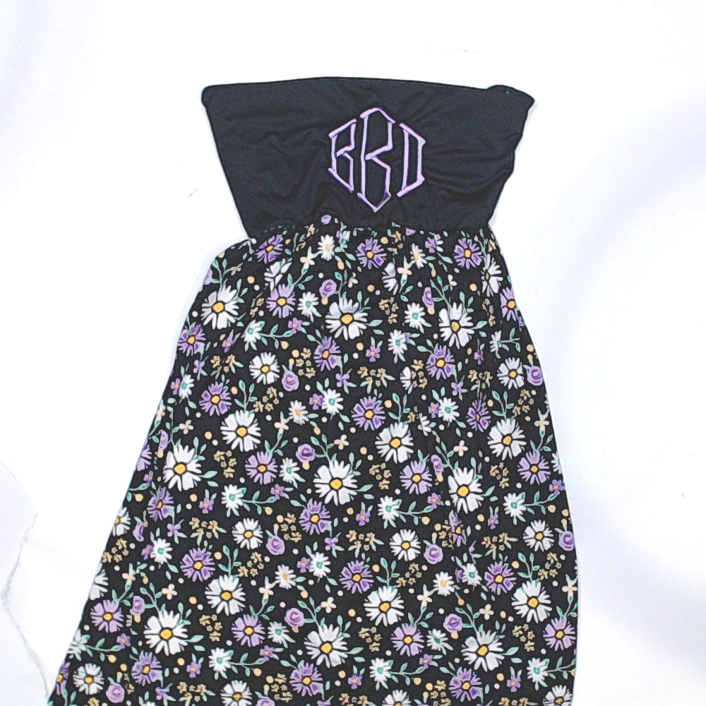 BLOOPER SWIM: Monogrammed Beach Cover Up