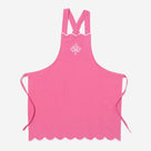 Monogrammed Scalloped Apron | Pink