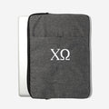 Black Chi Omega Laptop Sleeve