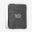 Chi Omega Laptop Sleeve | Black