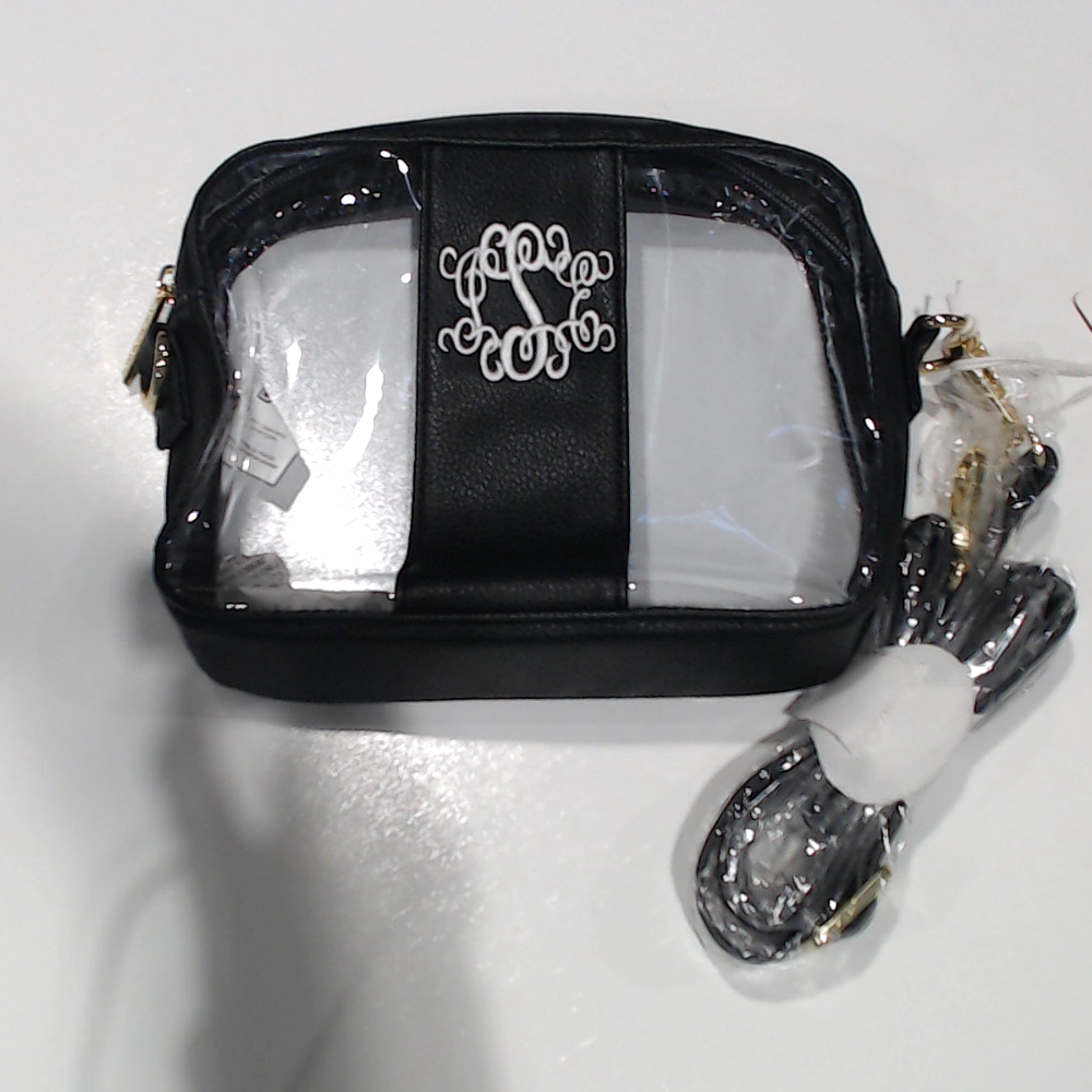 BLOOPER BAG: Monogrammed Clear Stadium Crossbody Bag