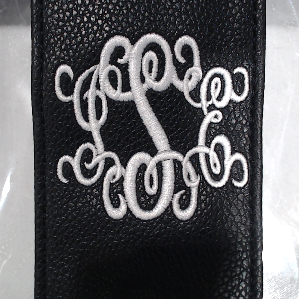 BLOOPER BAG: Monogrammed Clear Stadium Crossbody Bag