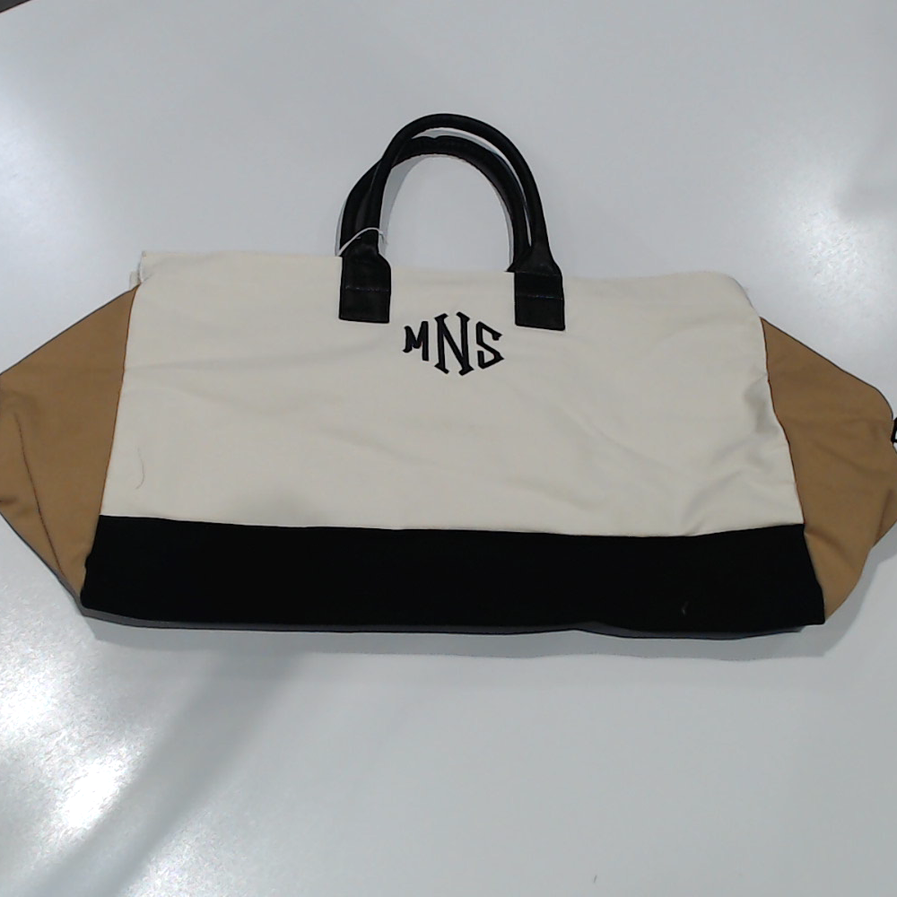BLOOPER BAG: Monogrammed Upscale Weekender