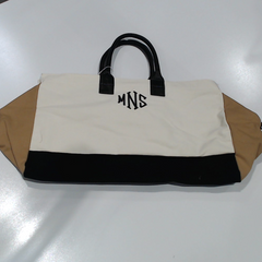 BLOOPER BAG: Monogrammed Upscale Weekender