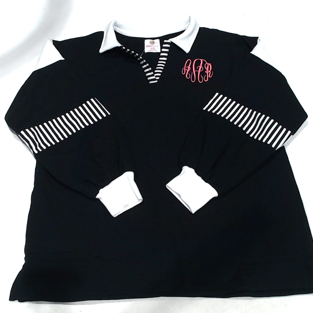 BLOOPER CLOTHING: Monogrammed Colorblock Sweatshirt