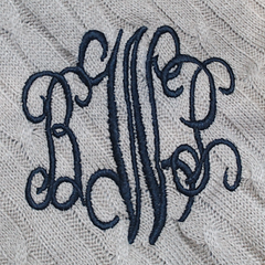 BLOOPER CLOTHING: Monogrammed Poncho
