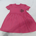 BLOOPER KIDS: Monogrammed Kids T-Shirt Dress